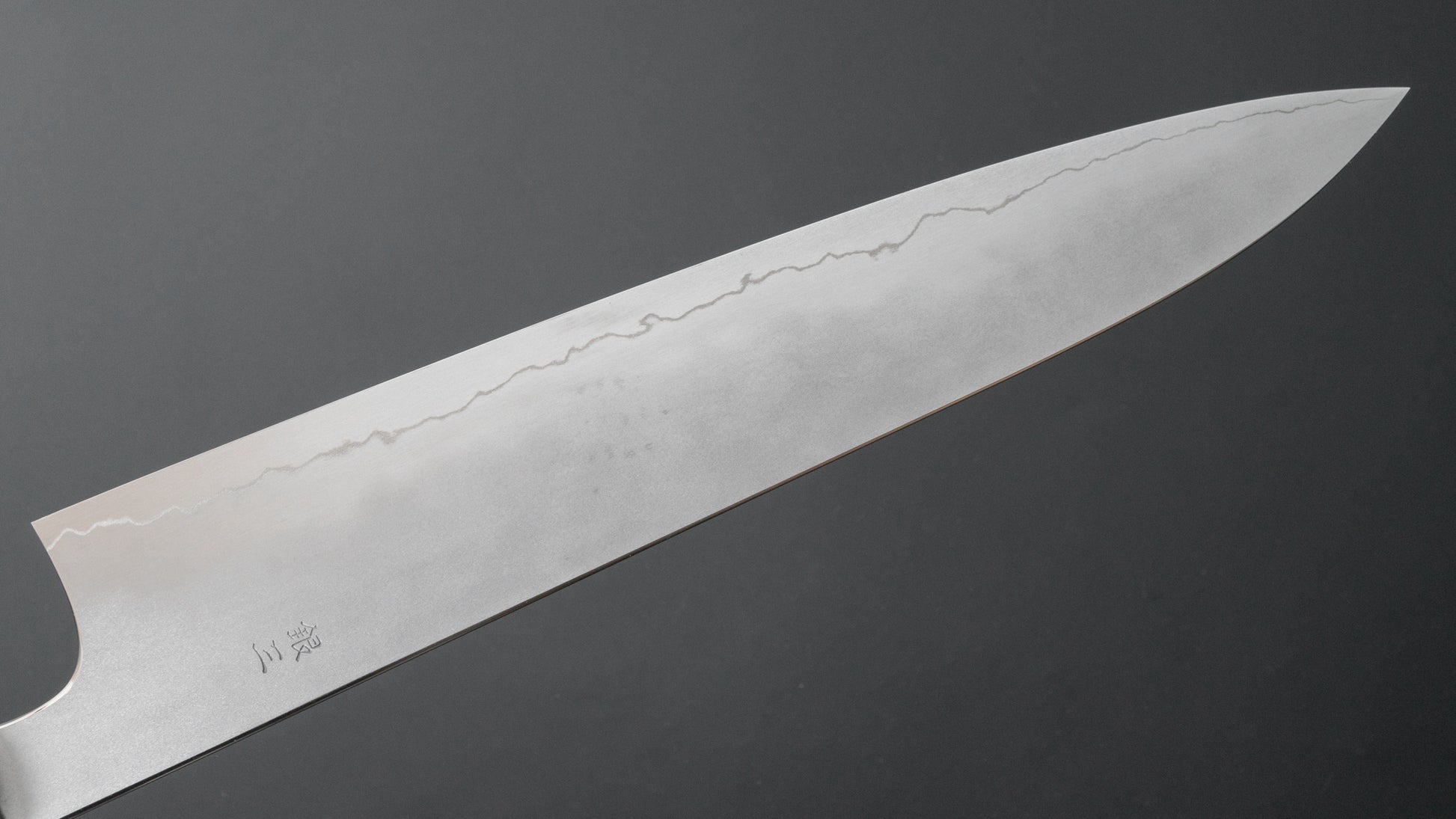 Hitohira Kikuchiyo Yohei Ginsan Kasumi Gyuto 270mm Ebony Handle - HITOHIRA