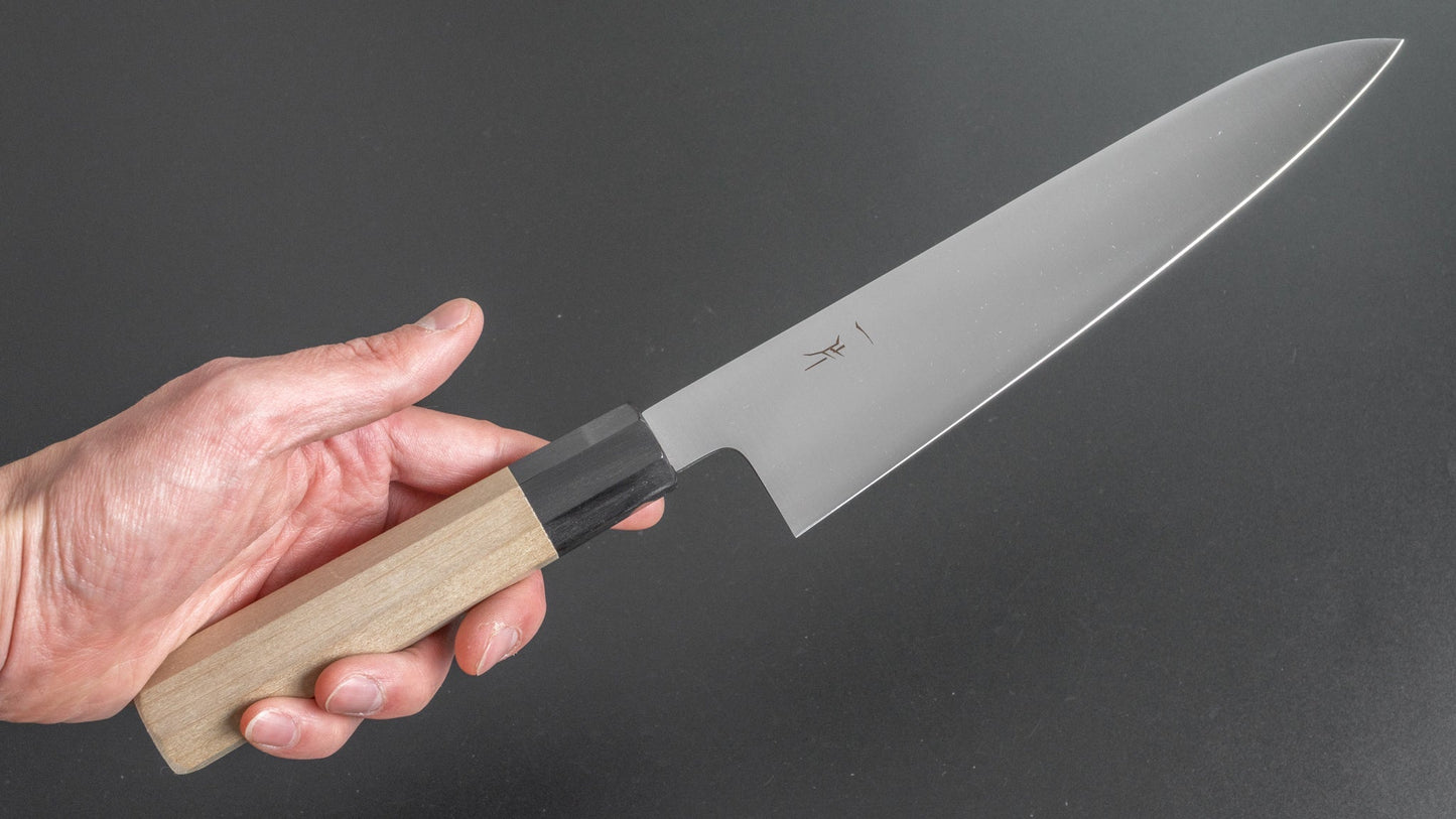 Hitohira FJ VG-10 Gyuto 210mm Ho Wood Handle (Wa) - HITOHIRA