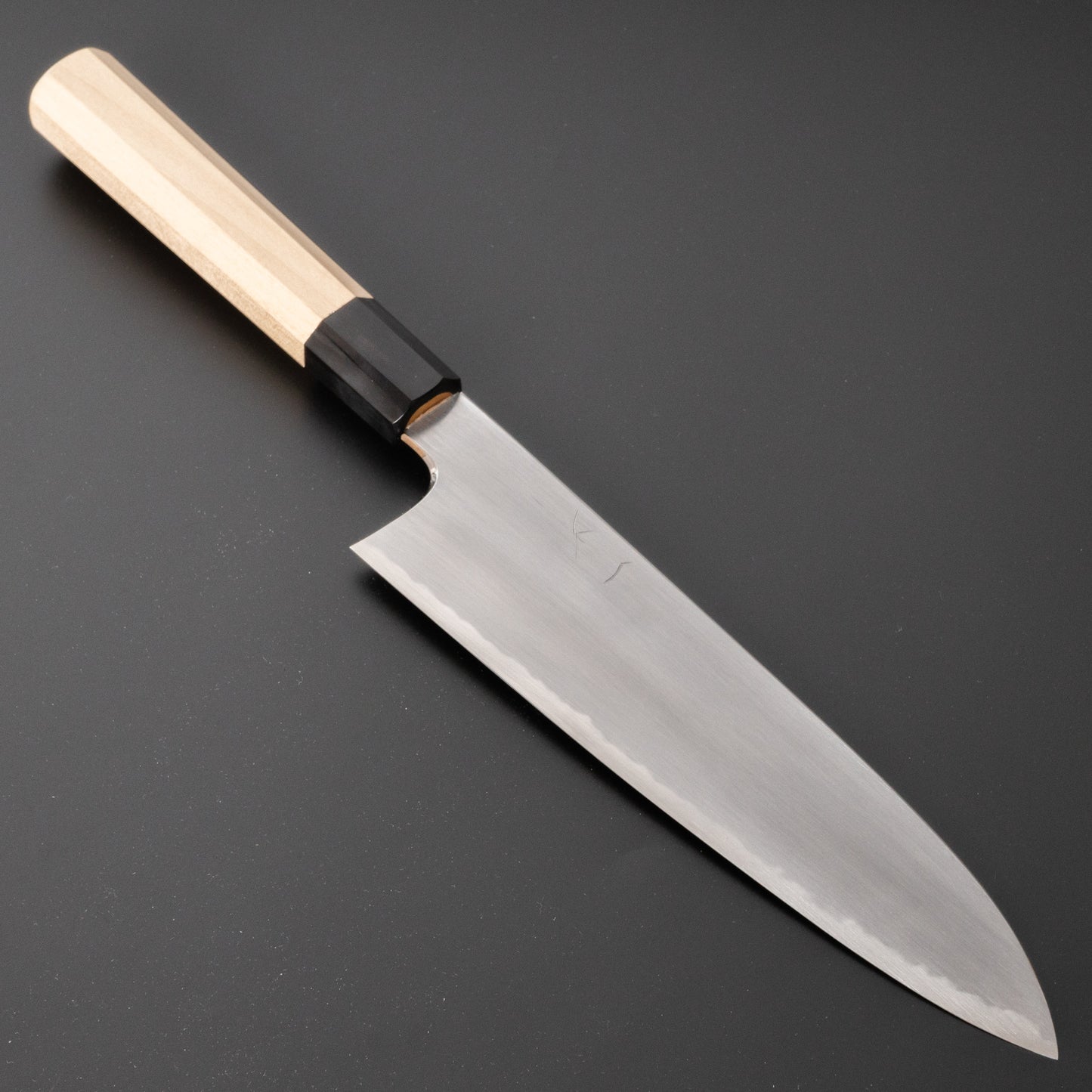 Hitohira Gorobei Rikichi Blue #2 Kasumi Gyuto 210mm Ho Wood Handle - HITOHIRA