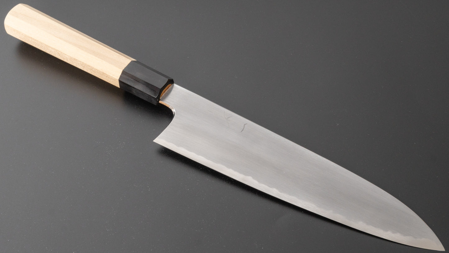 Hitohira Gorobei Rikichi Blue #2 Kasumi Gyuto 210mm Ho Wood Handle - HITOHIRA