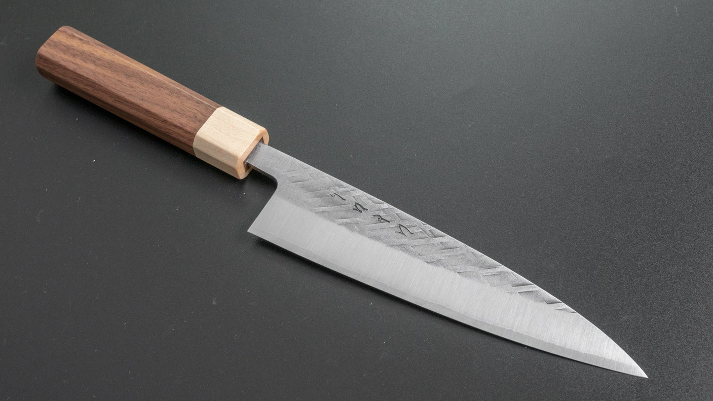 Hitohira TD SLD Tsuchime Petty 150mm Walnut Handle - HITOHIRA