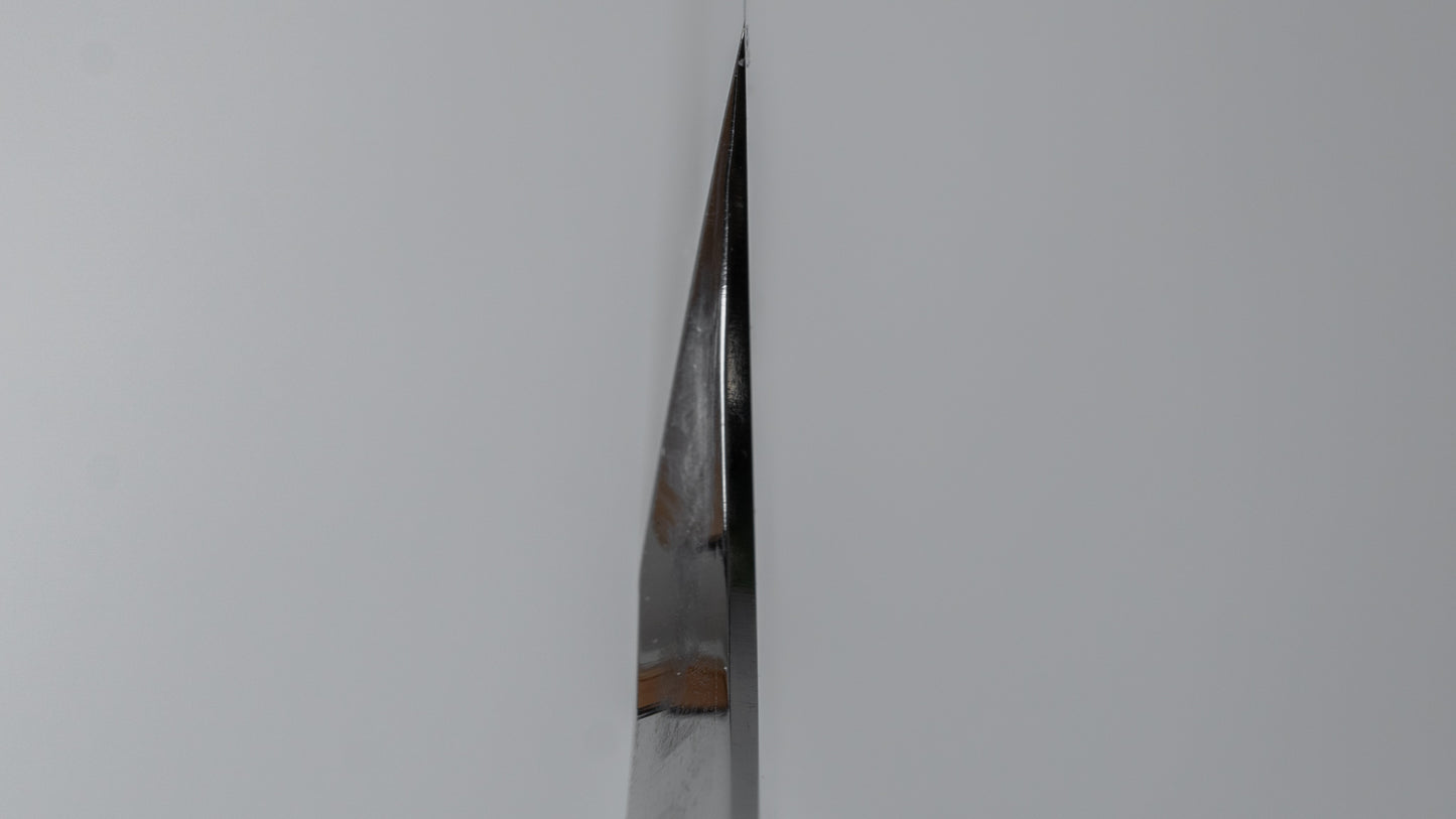 Hitohira Kikuchiyo Manzo Silver #3 Kiritsuke Yanagiba 270mm Ebony Handle (Mirror/ Saya) - HITOHIRA