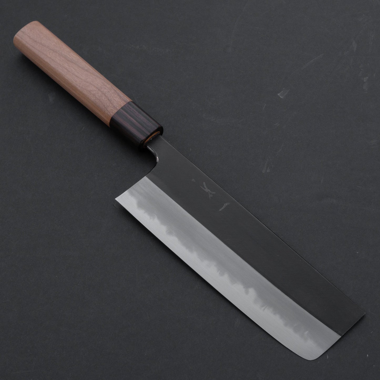 Hitohira Tanaka Kambei White #1 Kurouchi Nakiri 165mm Cherry Wood Handle (Saya) | HITOHIRA