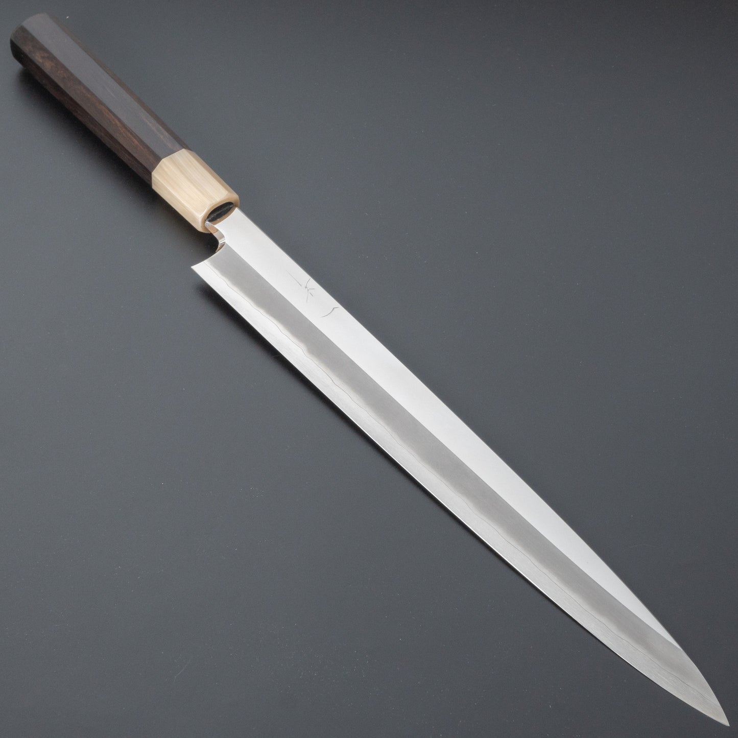 Hitohira Kikuchiyo Manzo Silver #3 Yanagiba 300mm Ebony Handle (Mirror/ Saya) - HITOHIRA