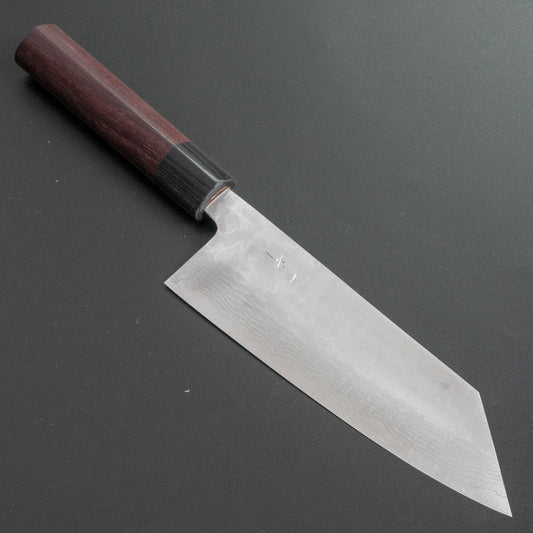 Hitohira Setsu Forged VG-10 Damascus Bunka 170mm Rosewood Handle - HITOHIRA