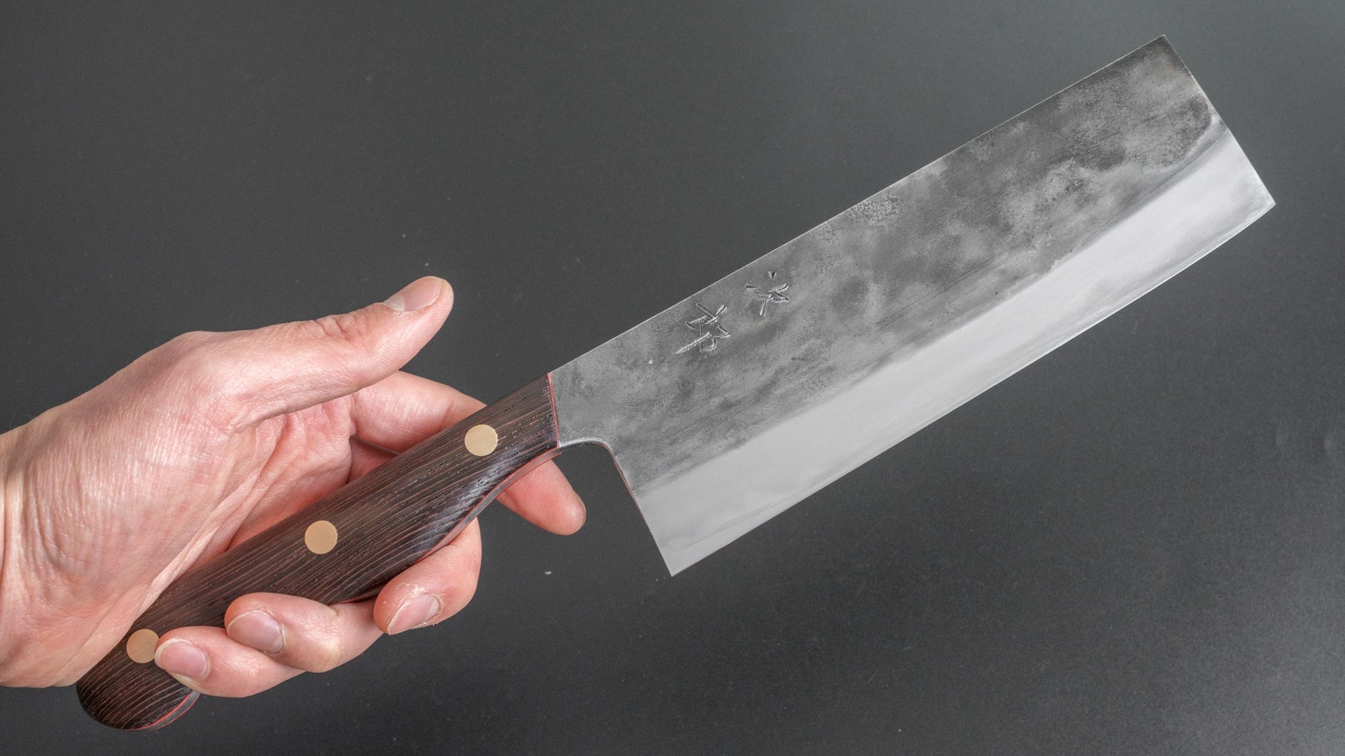 Jiro Tsuchime Yo Nakiri 180mm Tagayasan Handle (#235) - HITOHIRA