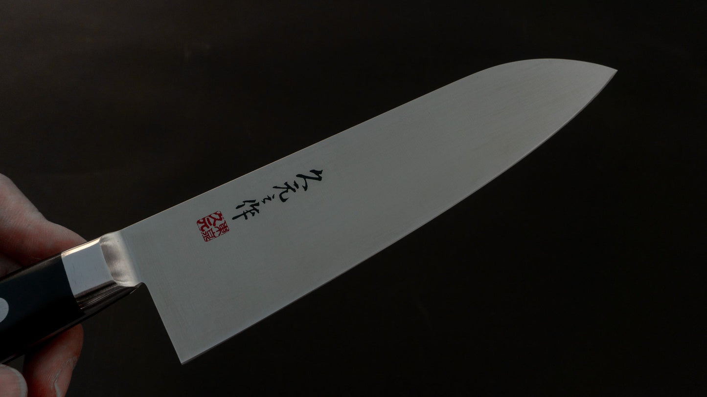 Morihei Hisamoto INOX Santoku 165mm Pakka Handle - HITOHIRA