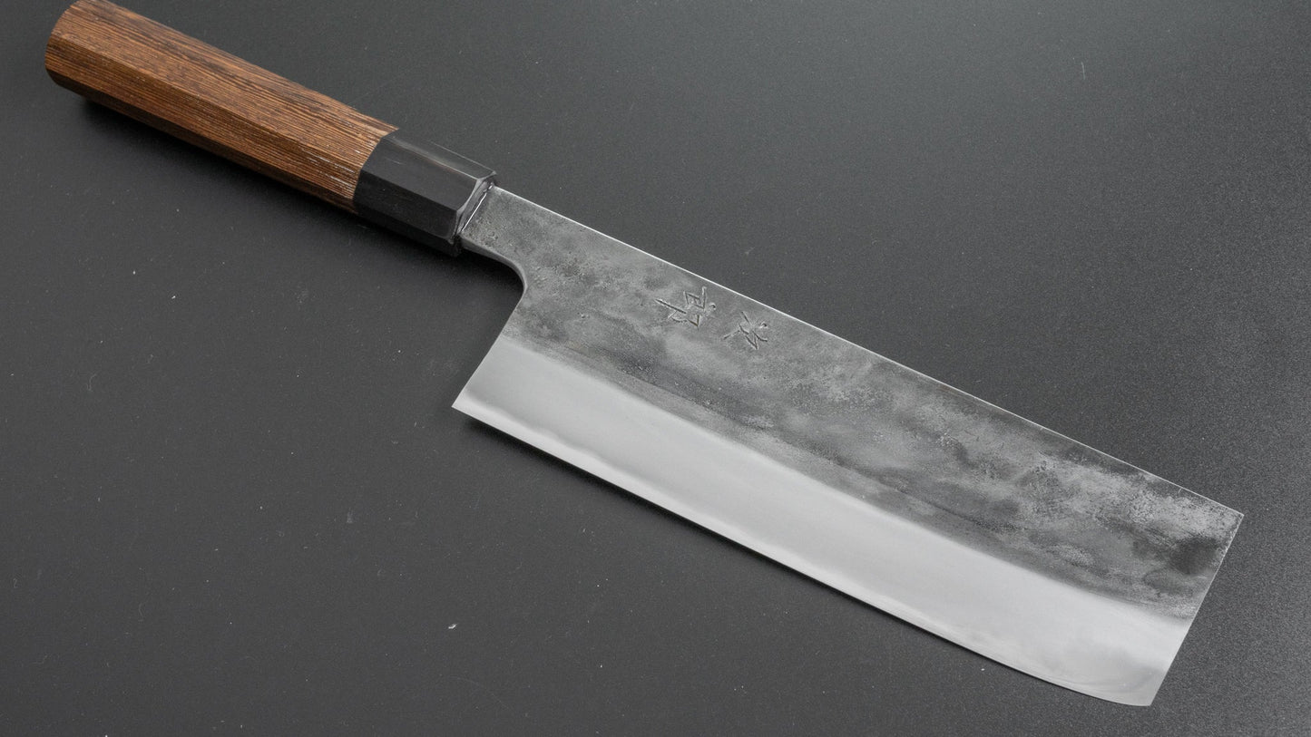 Jiro Tsuchime Wa Nakiri 180mm Taihei Tagayasan Handle (#237) - HITOHIRA