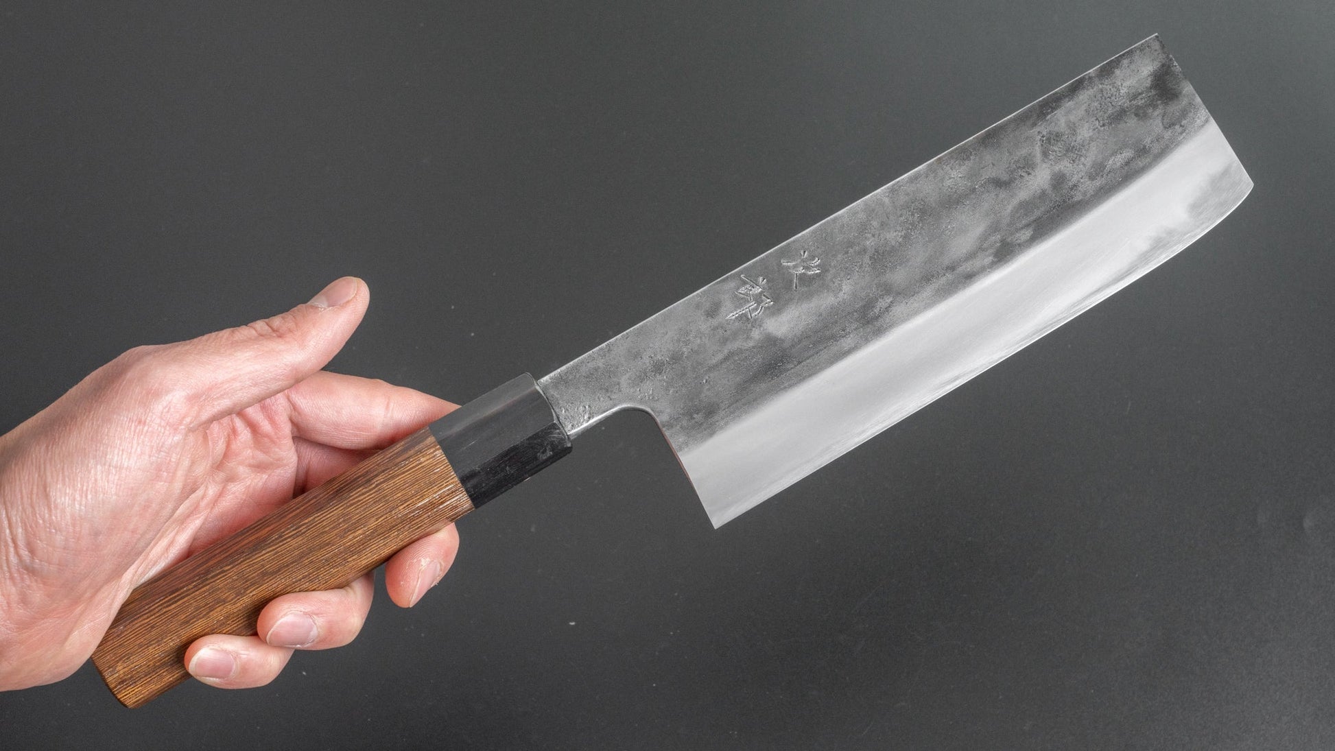 Jiro Tsuchime Wa Nakiri 180mm Taihei Tagayasan Handle (#237) - HITOHIRA