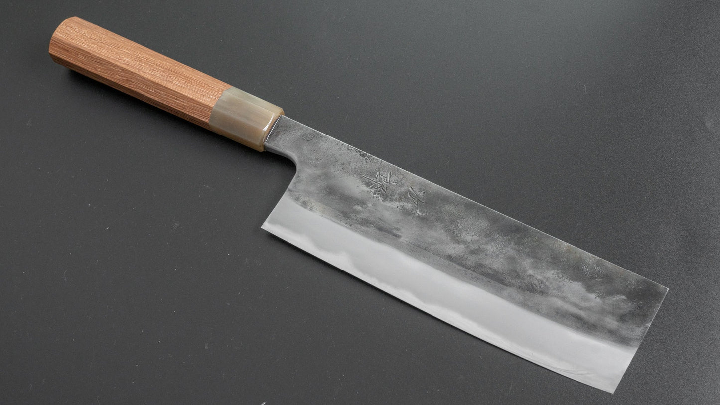 Jiro Tsuchime Wa Nakiri 180mm Taihei Tagayasan Handle (#238) - HITOHIRA