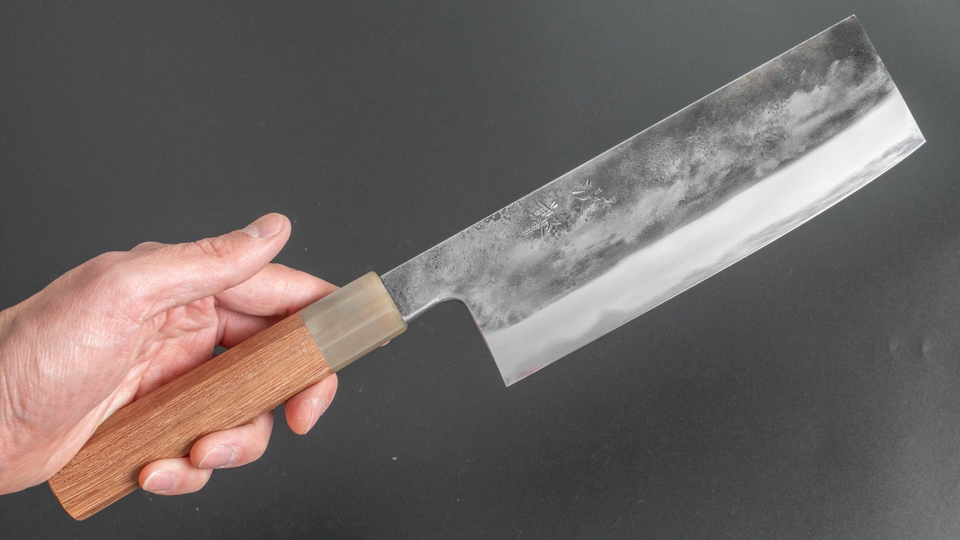 Jiro Tsuchime Wa Nakiri 180mm Taihei Tagayasan Handle (#238) - HITOHIRA