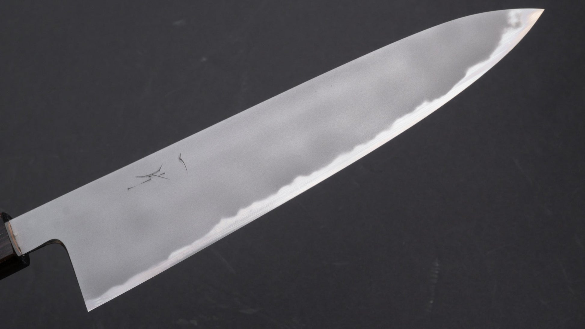 Hitohira Tanaka Yohei White #1 Kasumi Gyuto 240mm Cherry Wood Handle | HITOHIRA