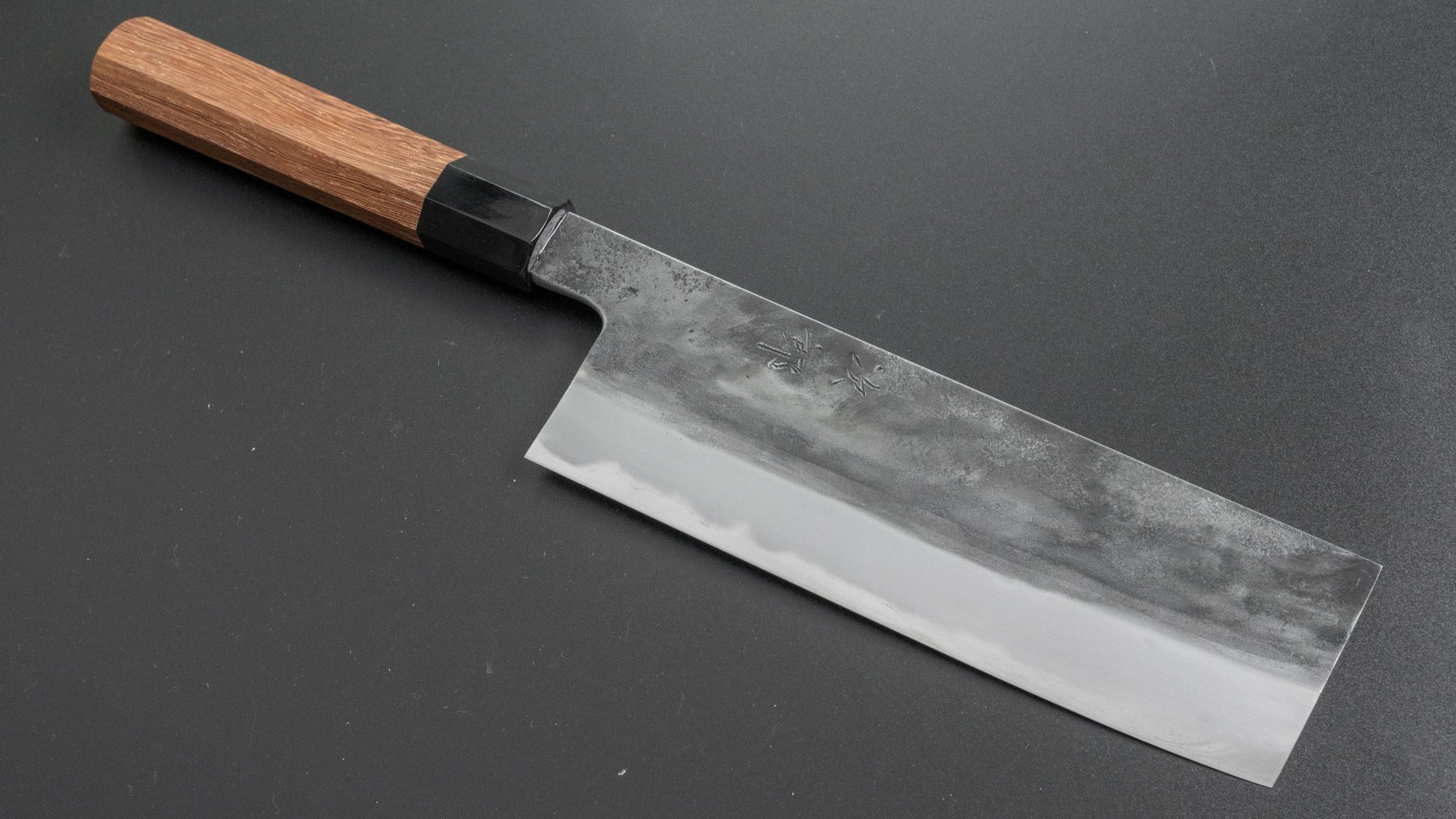 Jiro Tsuchime Wa Nakiri 180mm Taihei Tagayasan Handle (#239) - HITOHIRA