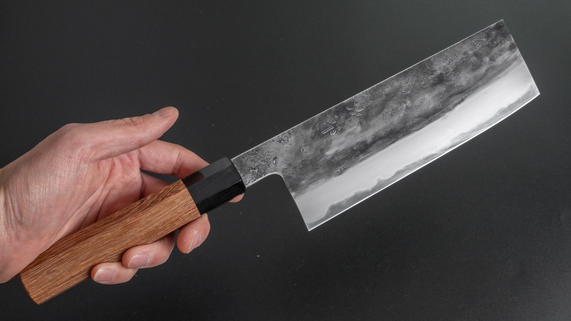 Jiro Tsuchime Wa Nakiri 180mm Taihei Tagayasan Handle (#239) - HITOHIRA