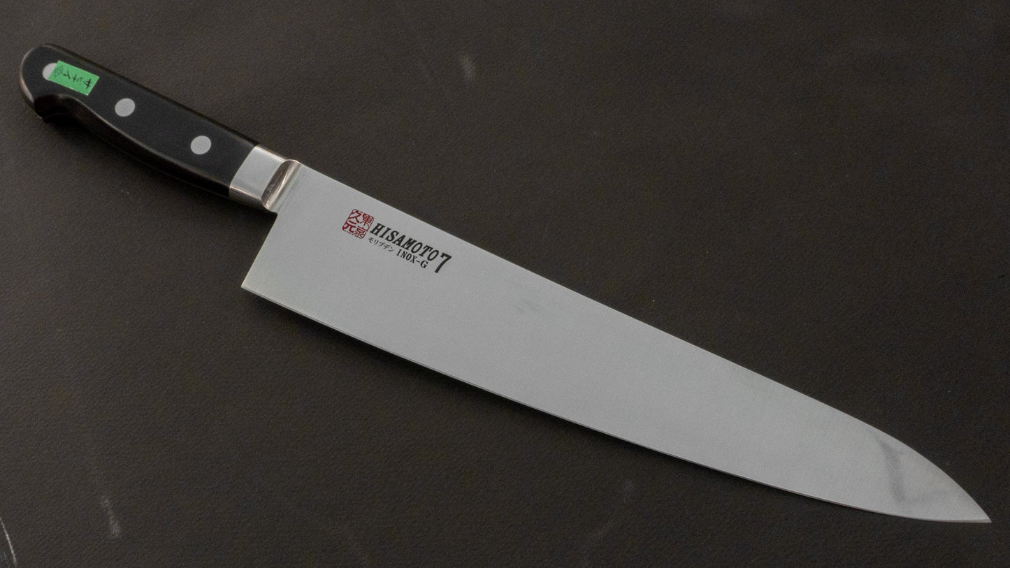 Morihei Hisamoto INOX Gyuto 270mm Pakka Handle - HITOHIRA