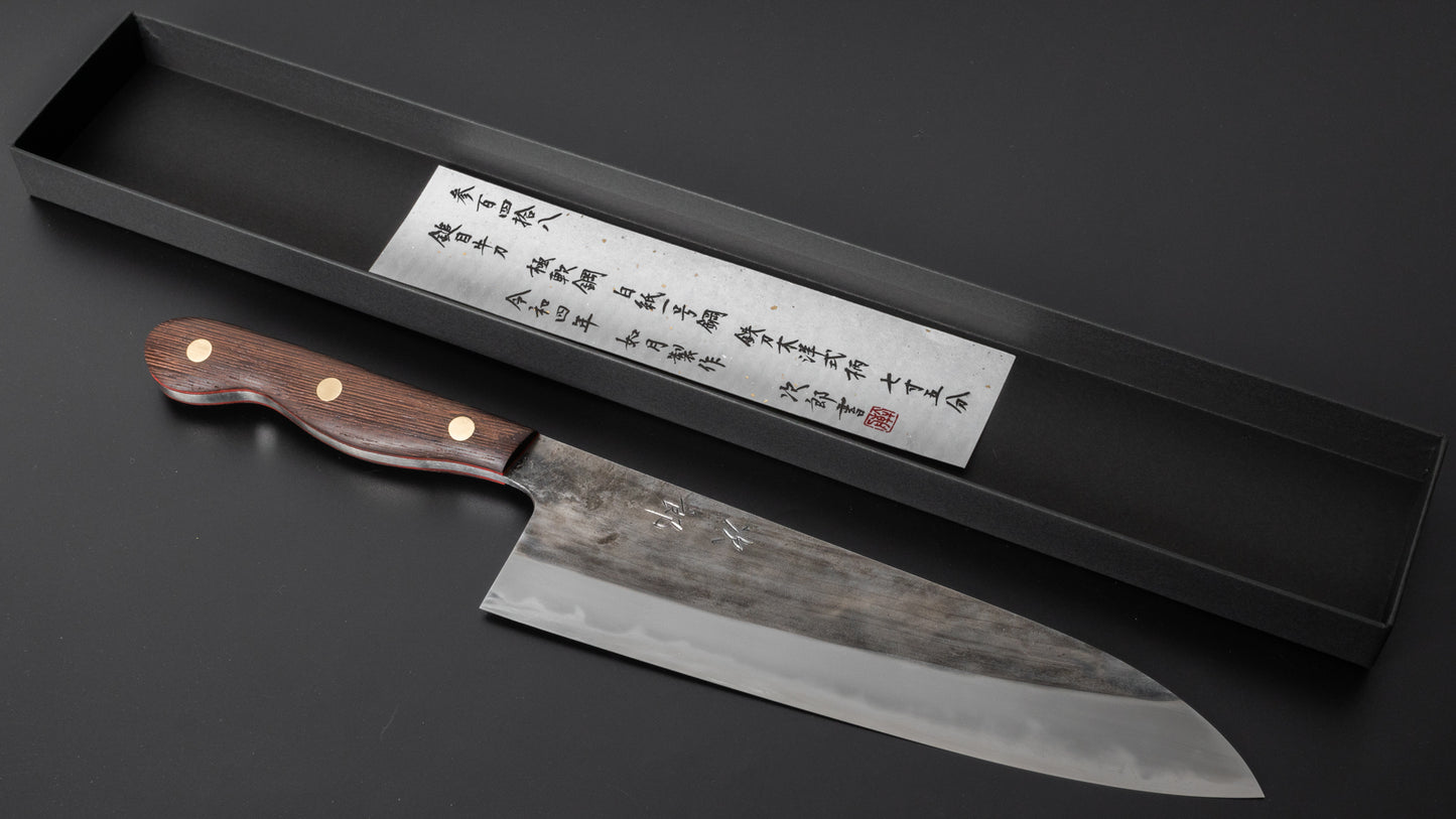 Jiro Tsuchime Yo Gyuto 225mm Tagayasan Handle (#348) - HITOHIRA