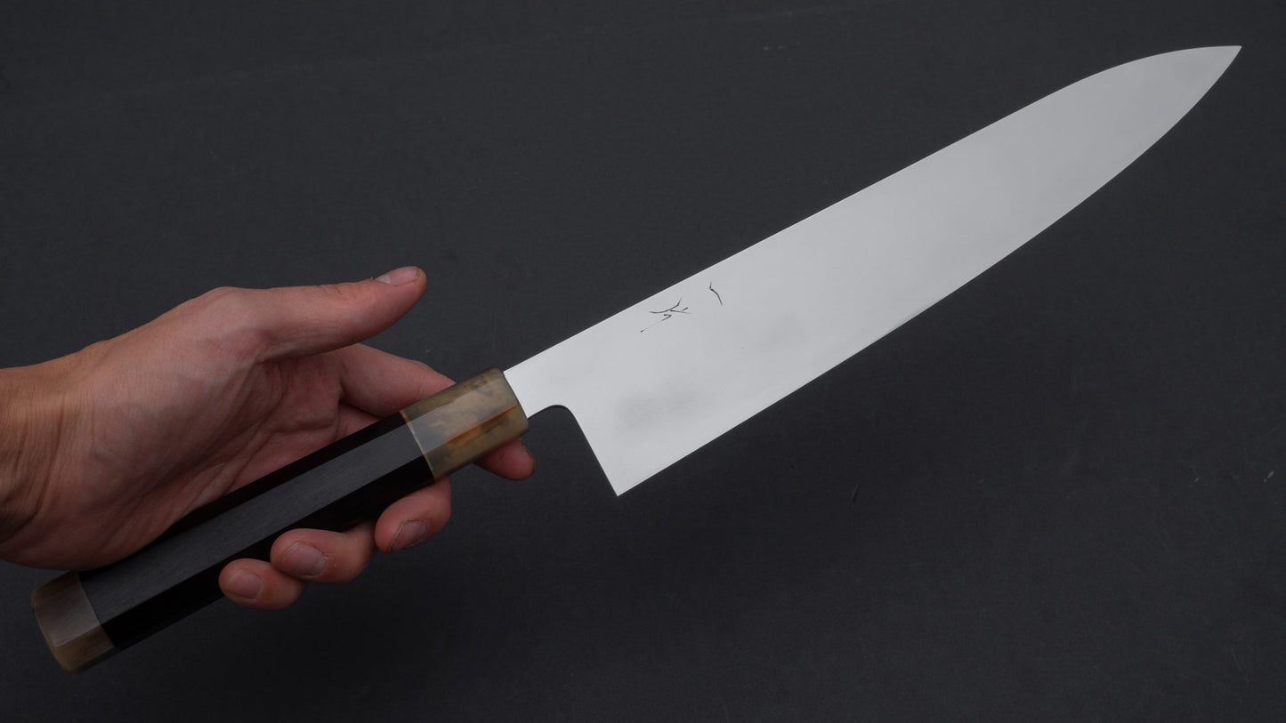 Hitohira SW Stainless Mirror Polished Gyuto 270mm Ebony Handle (Limited Edition) | HITOHIRA