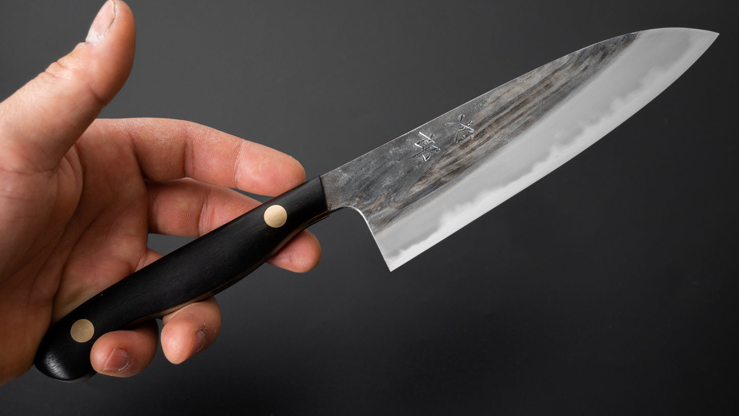 Jiro Tsuchime Yo Petty 150mm Ebony Handle (#350) - HITOHIRA