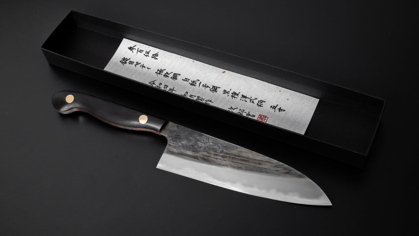 Jiro Tsuchime Yo Petty 150mm Ebony Handle (#350) - HITOHIRA