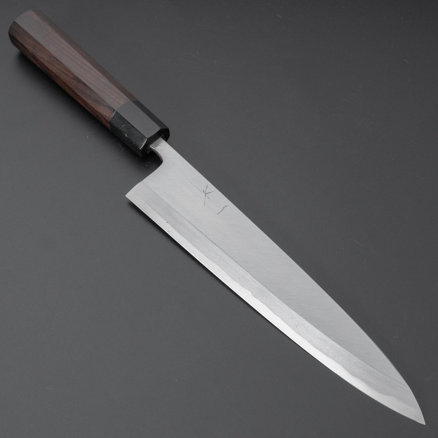 Hitohira Tanaka Manzo White #2 Mioroshi Deba 240mm Ebony Handle (Saya) - HITOHIRA