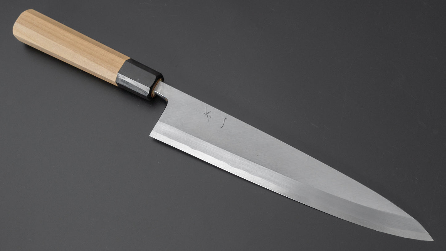 Hitohira Tanaka Manzo White #2 Mioroshi Deba 240mm Ho Wood Handle (Saya) - HITOHIRA