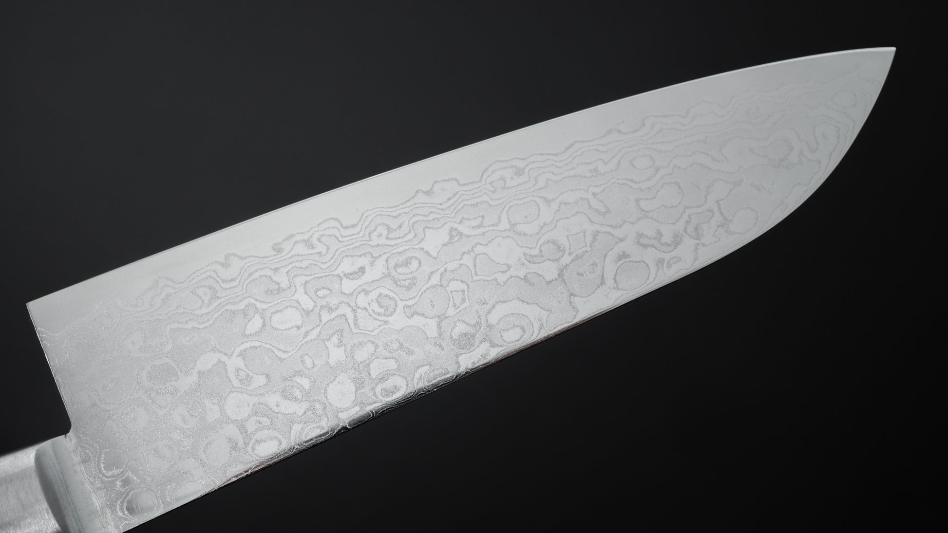 Hitohira HG Damascus Santoku Pakka Handle - HITOHIRA