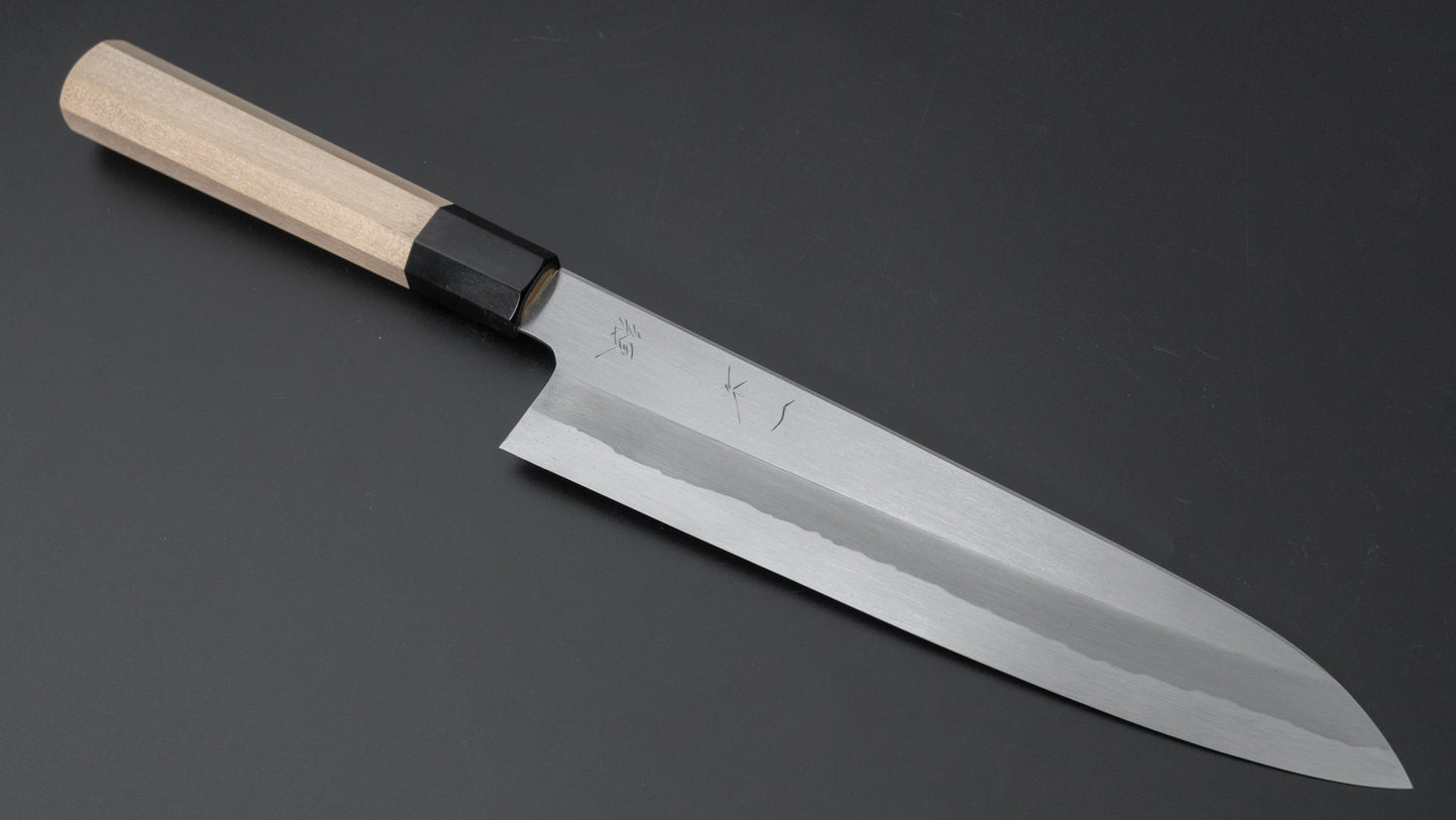 Hitohira Gorobei Ren White #2 Gyuto 240mm Ho Wood Handle - HITOHIRA