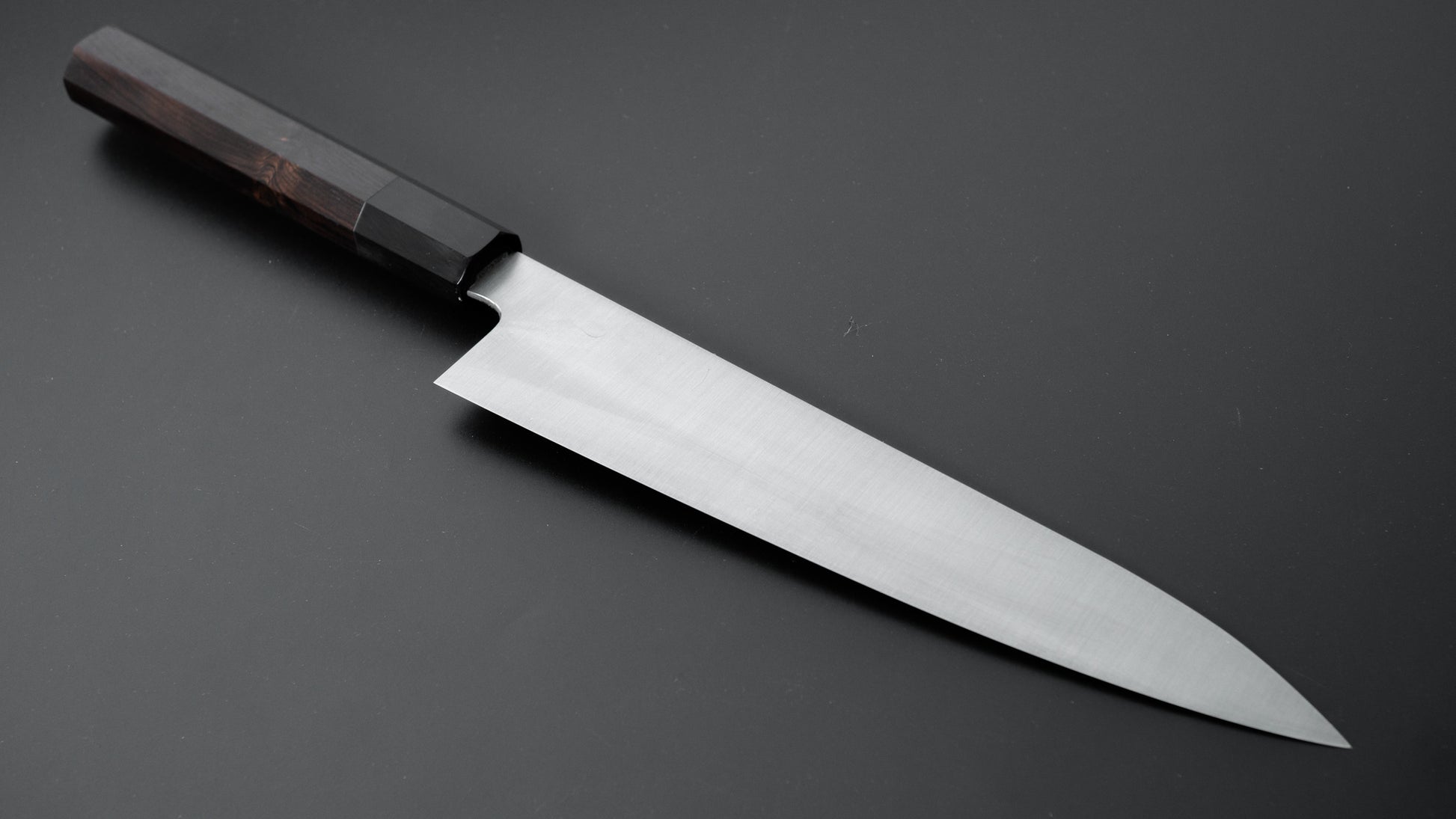 Hitohira Ashi White #2 Gyuto 210mm Ebony Handle - HITOHIRA