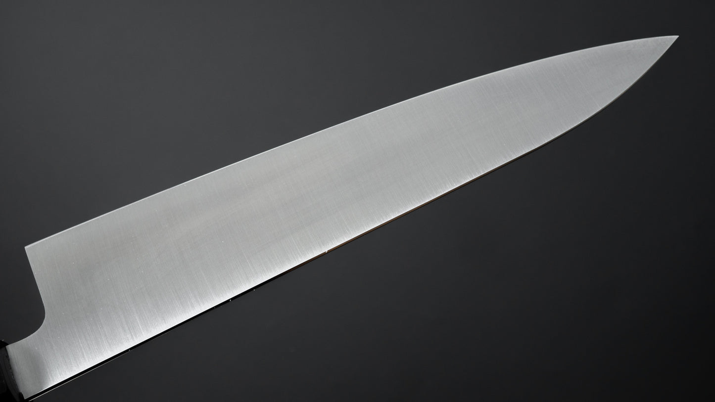 Hitohira Ashi White #2 Gyuto 210mm Ebony Handle - HITOHIRA