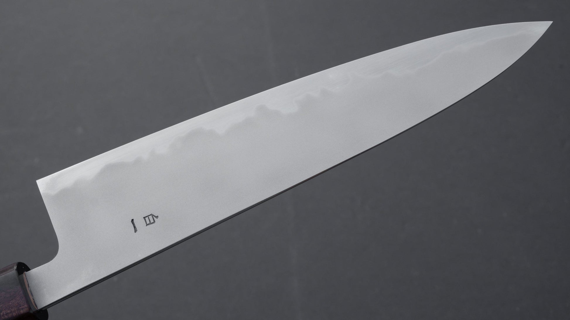 Hitohira Tanaka Yohei White #1 Kasumi Gyuto 210mm Cherry Wood Handle | HITOHIRA