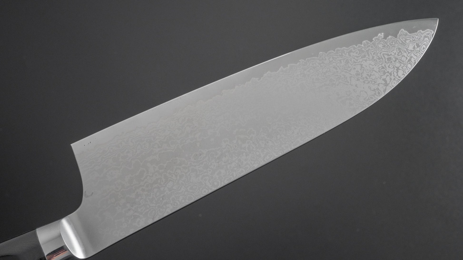 Hitohira Imojiya TH Damascus Santoku 180mm Linen Micarta Handle - HITOHIRA