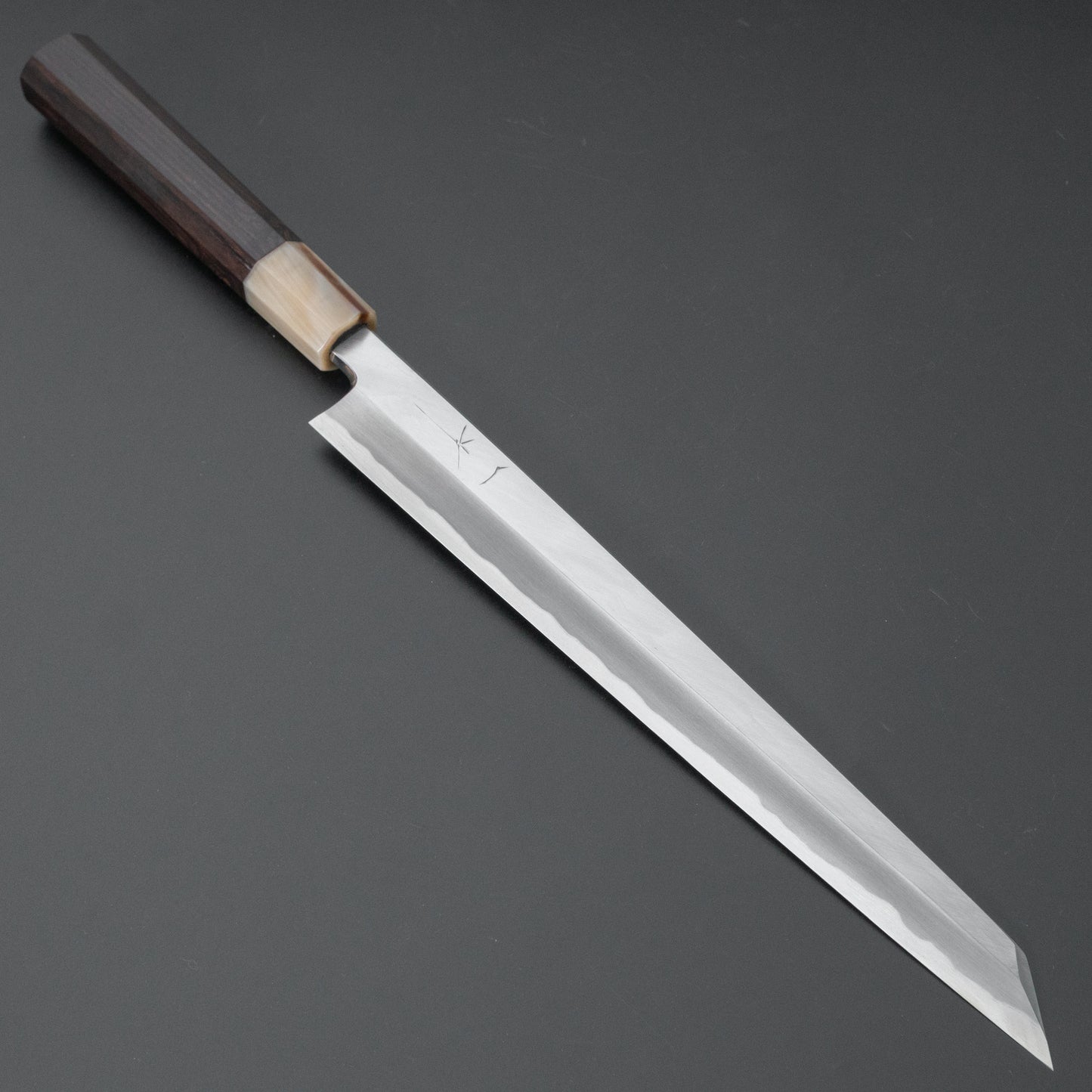 Hitohira Tanaka Mosuke Blue #1 Kiritsuke Yanagiba 270mm Ebony Handle (Saya) - HITOHIRA