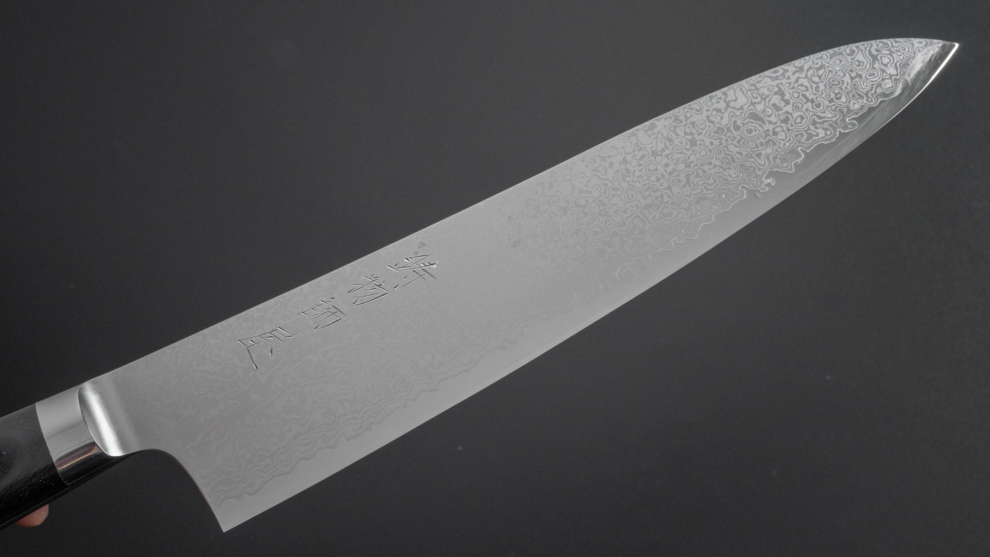 Hitohira Imojiya TH Damascus Gyuto 240mm Linen Micarta Handle - HITOHIRA