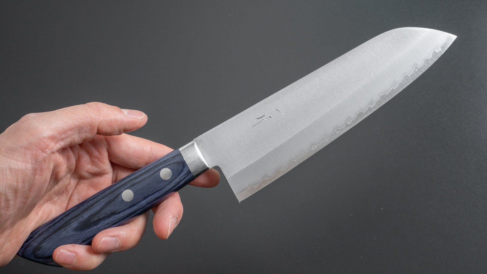 Hitohira NM Nashiji Santoku 170mm Pakka Handle - HITOHIRA