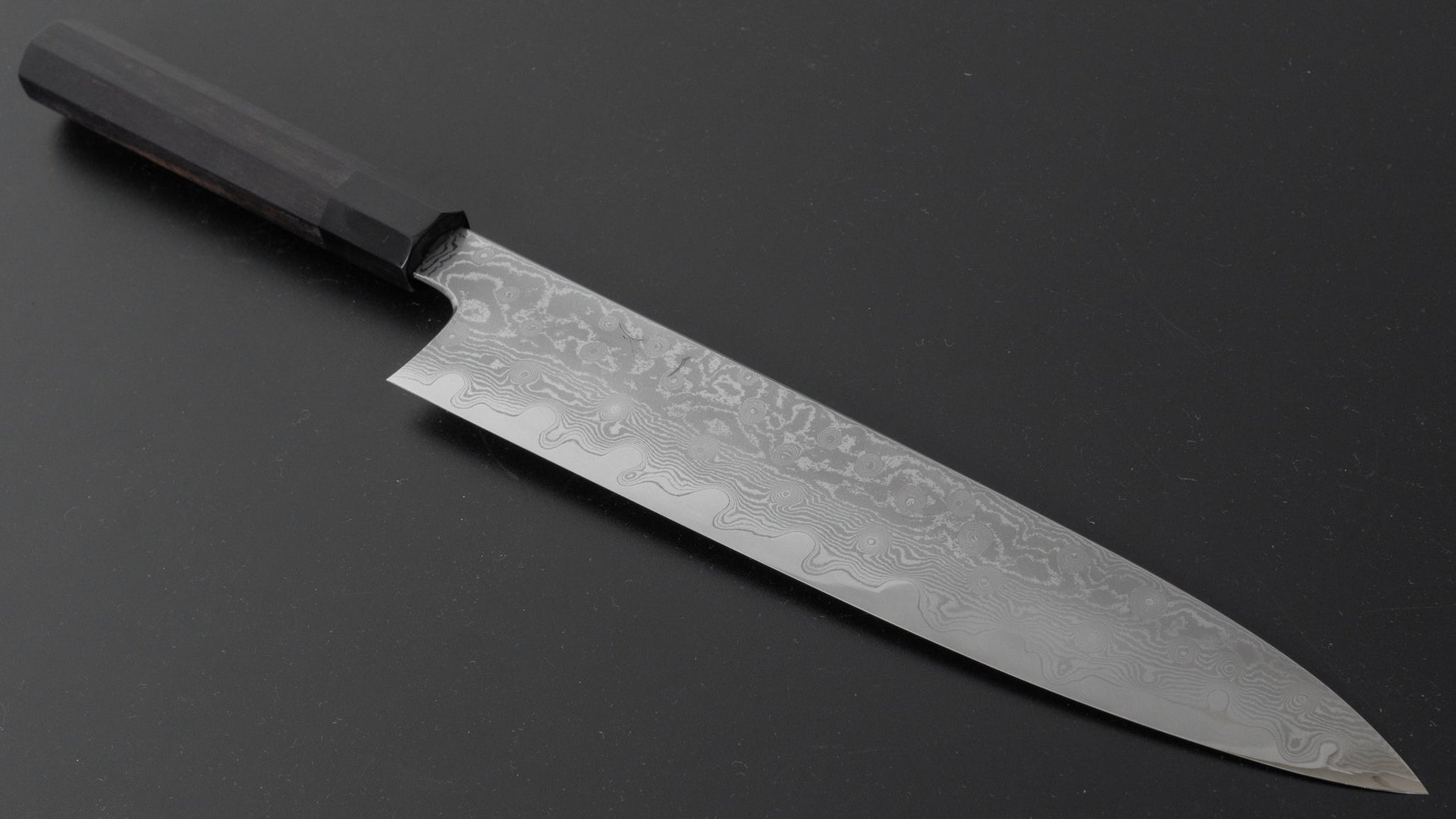 Hitohira Kikuchiyo Kambei Tamame Gyuto 270mm Taihei Ebony Handle (Saya) - HITOHIRA