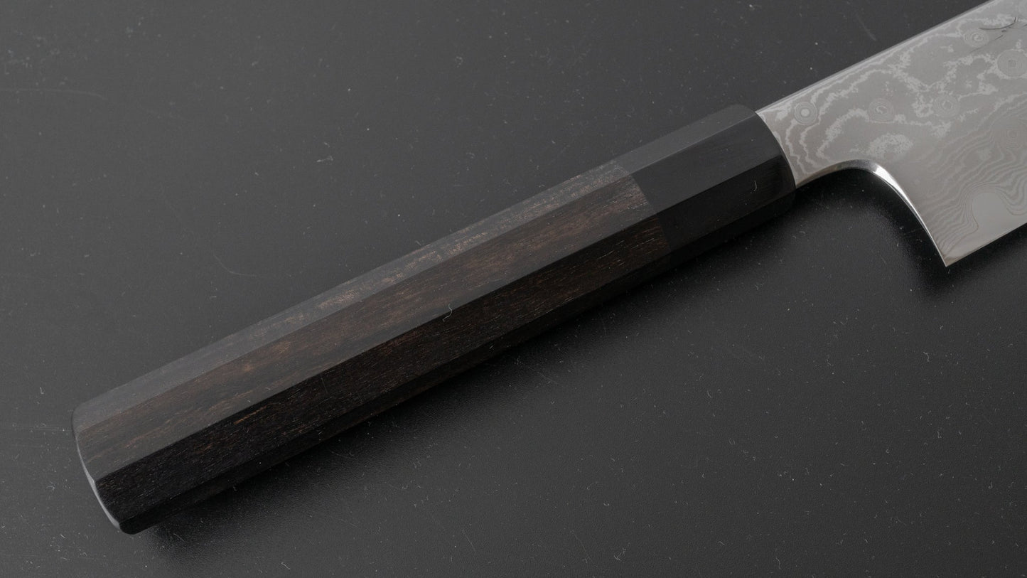 Hitohira Kikuchiyo Kambei Tamame Gyuto 270mm Taihei Ebony Handle (Saya) - HITOHIRA