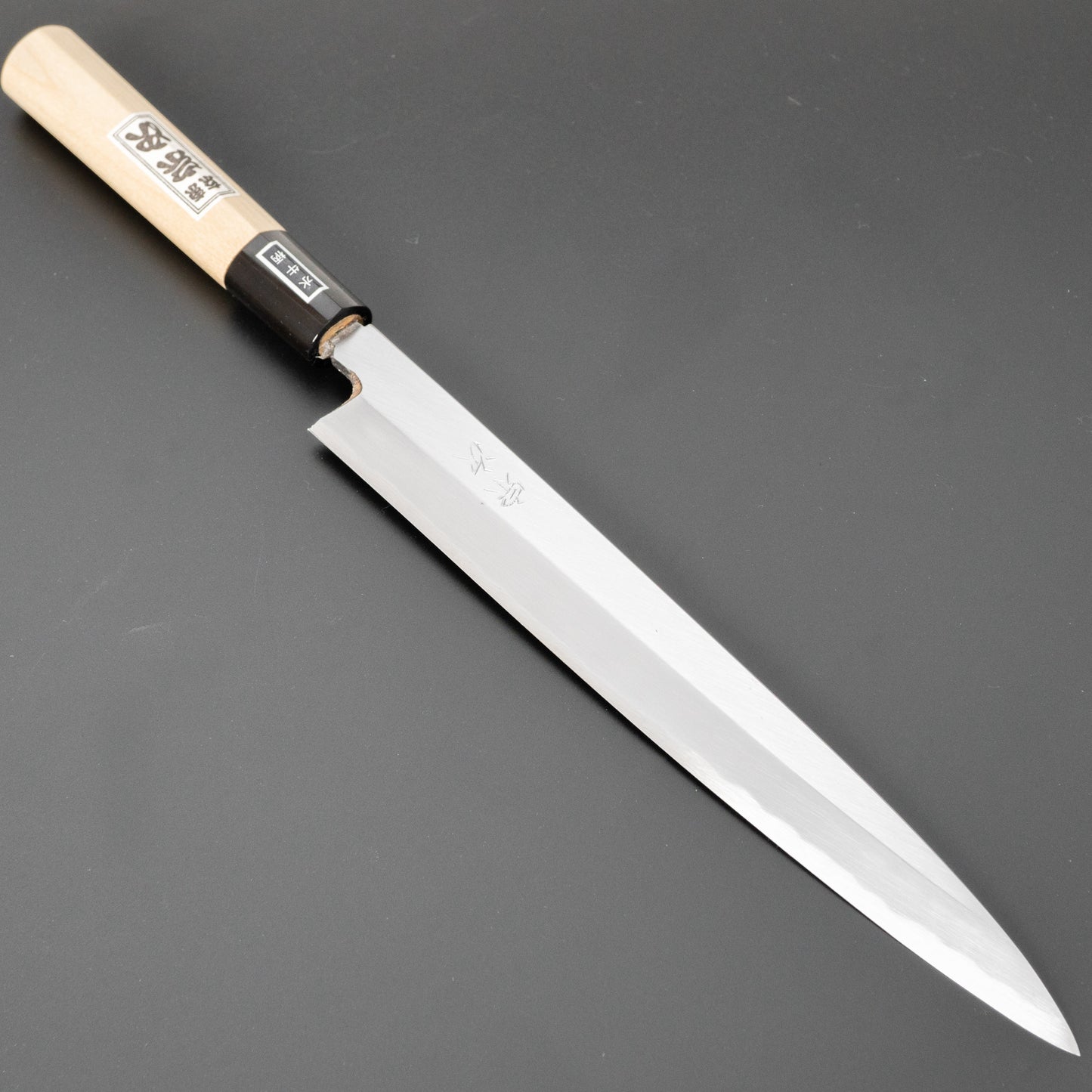 Morihei Munetsugu White #2 Yanagiba 240mm Ho Wood Handle - HITOHIRA