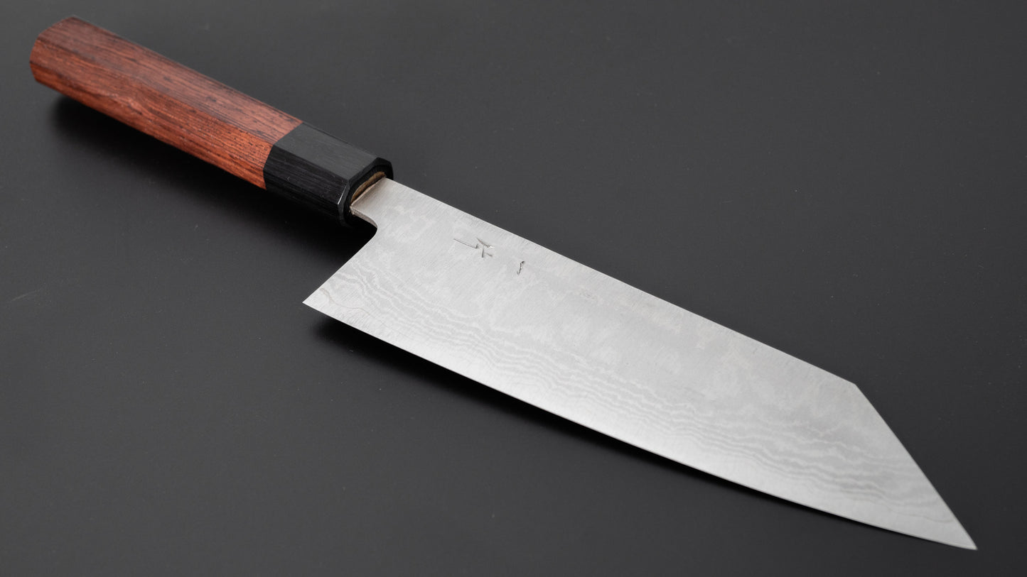 Hitohira Setsu Forged VG-10 Damascus Bunka 170mm Jutan Handle - HITOHIRA