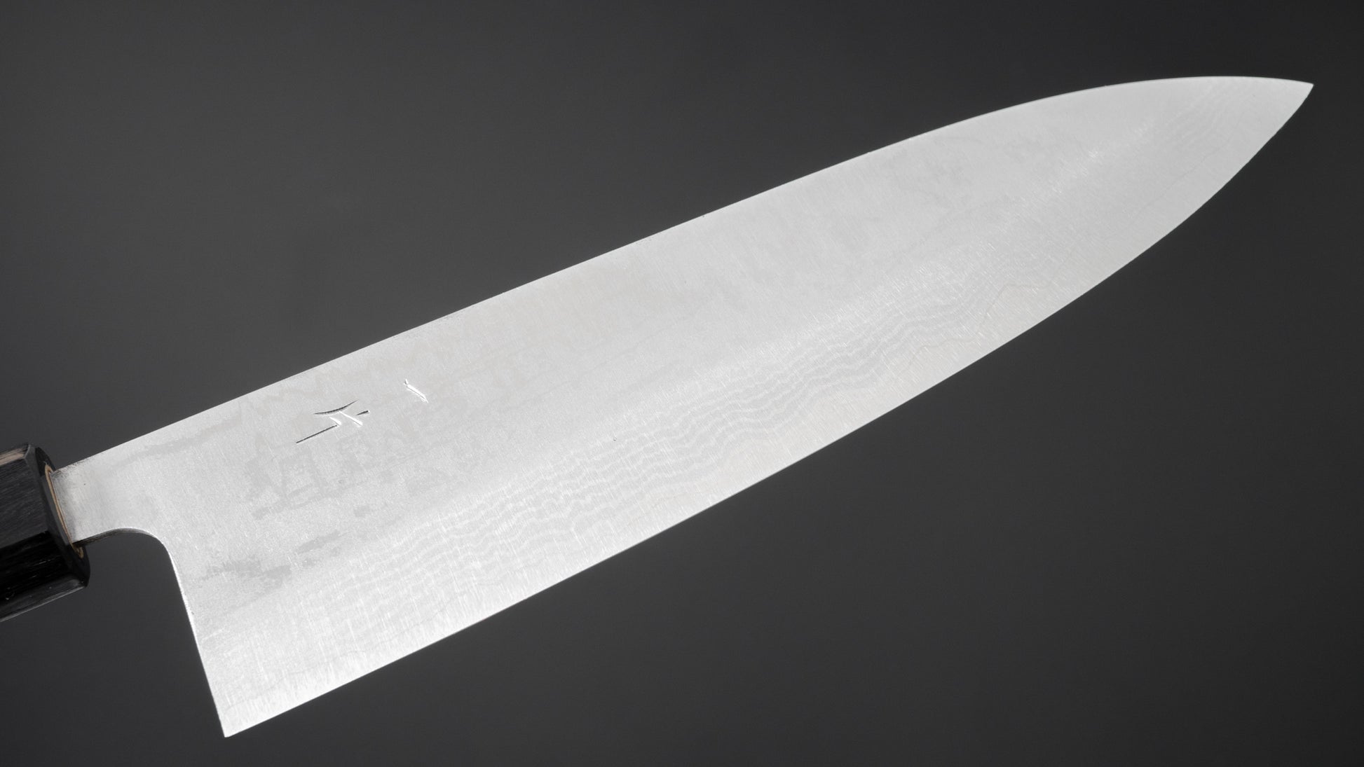 Hitohira Setsu Forged VG-10 Damascus Gyuto 210mm Jutan Handle - HITOHIRA