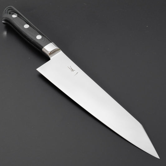 Hitohira FJ SG2 Kiritsuke Gyuto 210mm Linen Micarta Handle (Mirror Polished) - HITOHIRA