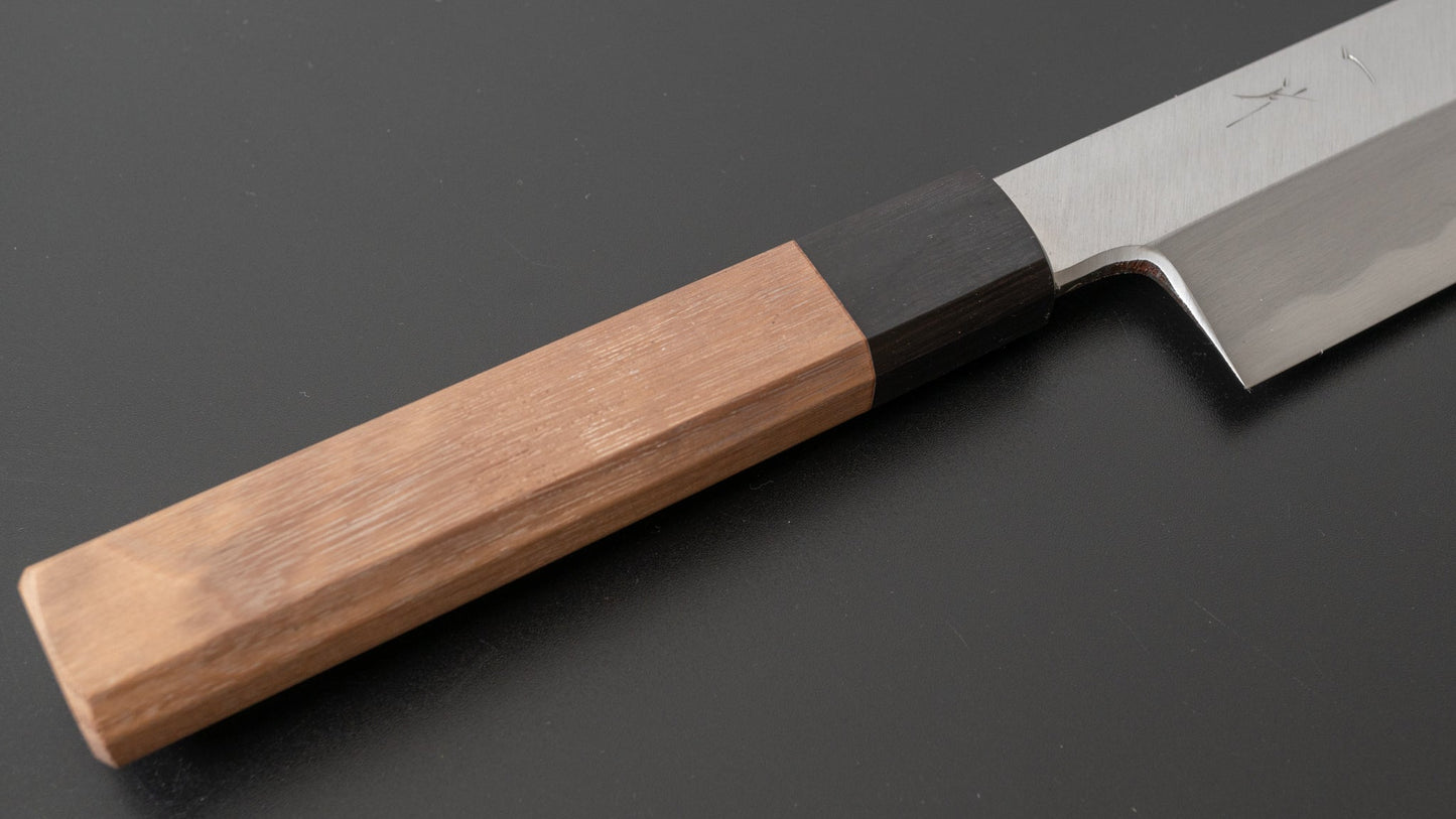 Hitohira Kikuchiyo Manzo White #3 Usuba 180mm Walnut Handle (Saya) - HITOHIRA