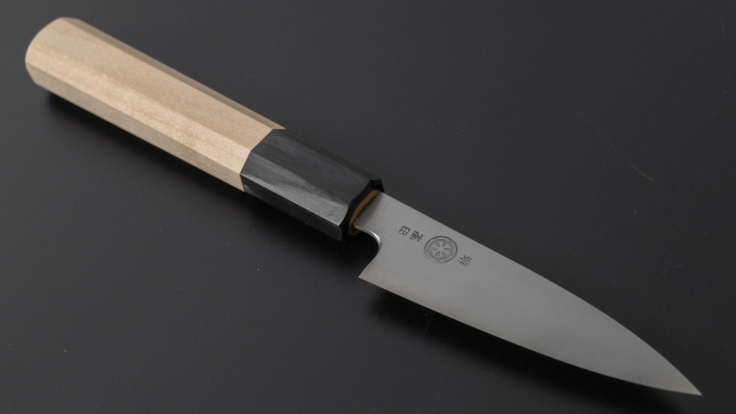 Takada no Hamono White #2 HH Paring 90mm Ho Wood Handle - HITOHIRA