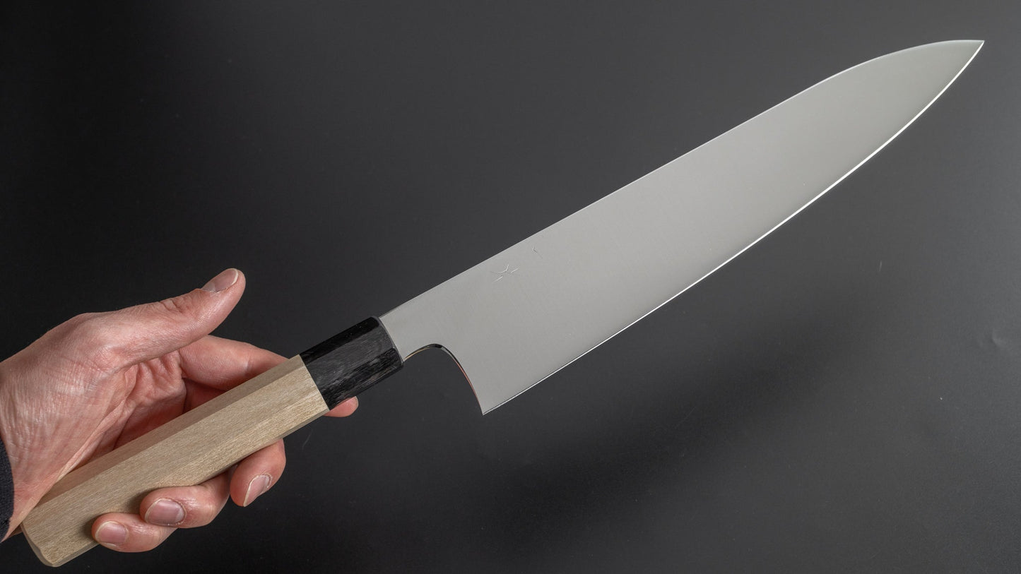 Hitohira SKR Stainless Gyuto 270mm Ho Wood Handle - HITOHIRA