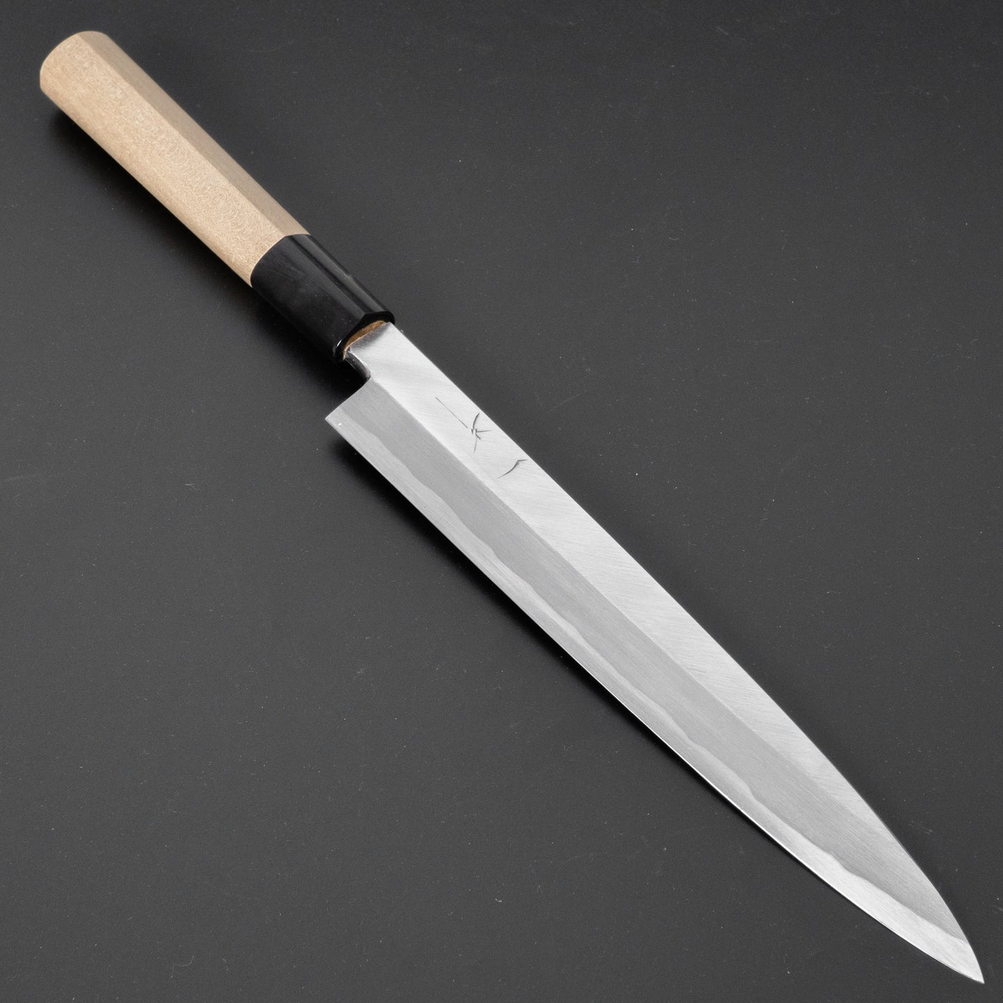 Hitohira Kikuchiyo Manzo White #3 Yanagiba 210mm Ho Wood Handle (D-Shape) - HITOHIRA