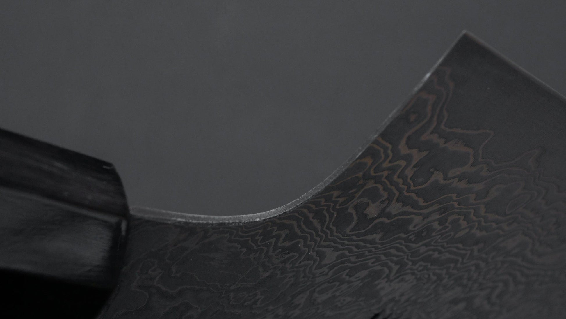 Morihei Akimitsu Ginsan Damascus Gyuto 240mm Ebony Handle (#009) | HITOHIRA