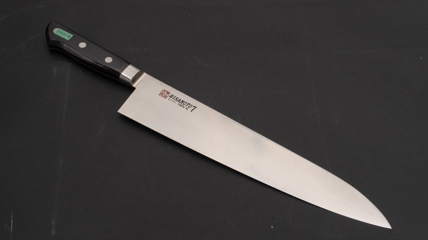 Morihei Hisamoto INOX Gyuto 300mm Pakka Handle - HITOHIRA