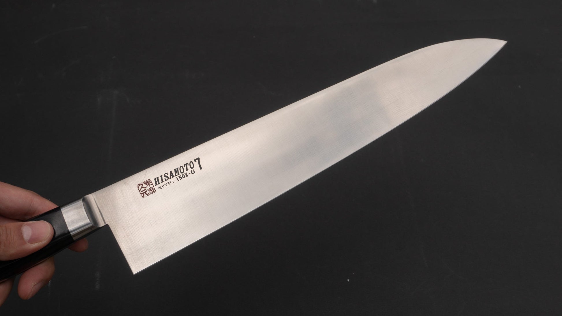 Morihei Hisamoto INOX Gyuto 300mm Pakka Handle - HITOHIRA