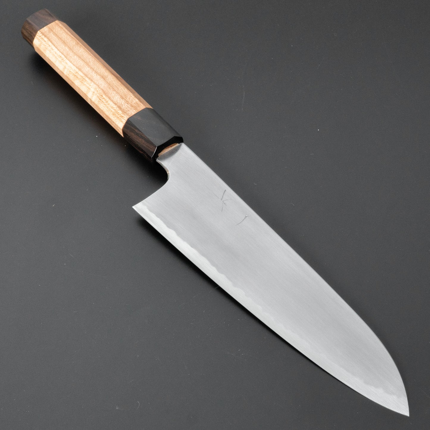 Hitohira Gorobei Rikichi Blue #2 Kasumi Gyuto 210mm Cherry Wood Handle - HITOHIRA