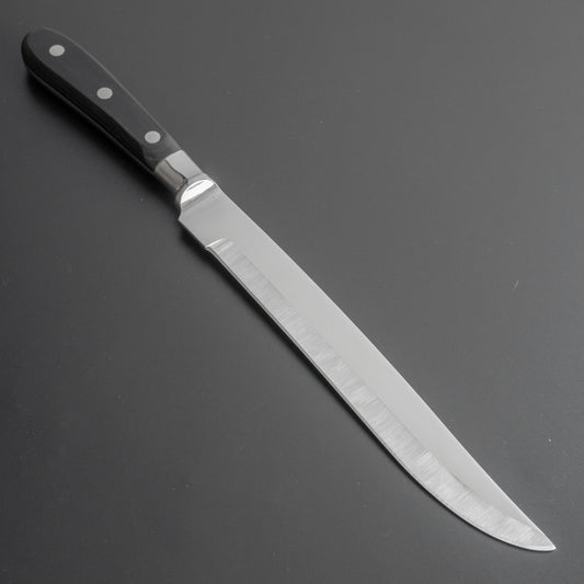 Hitohira Curved Carving Knife Black Pakka Handle - HITOHIRA