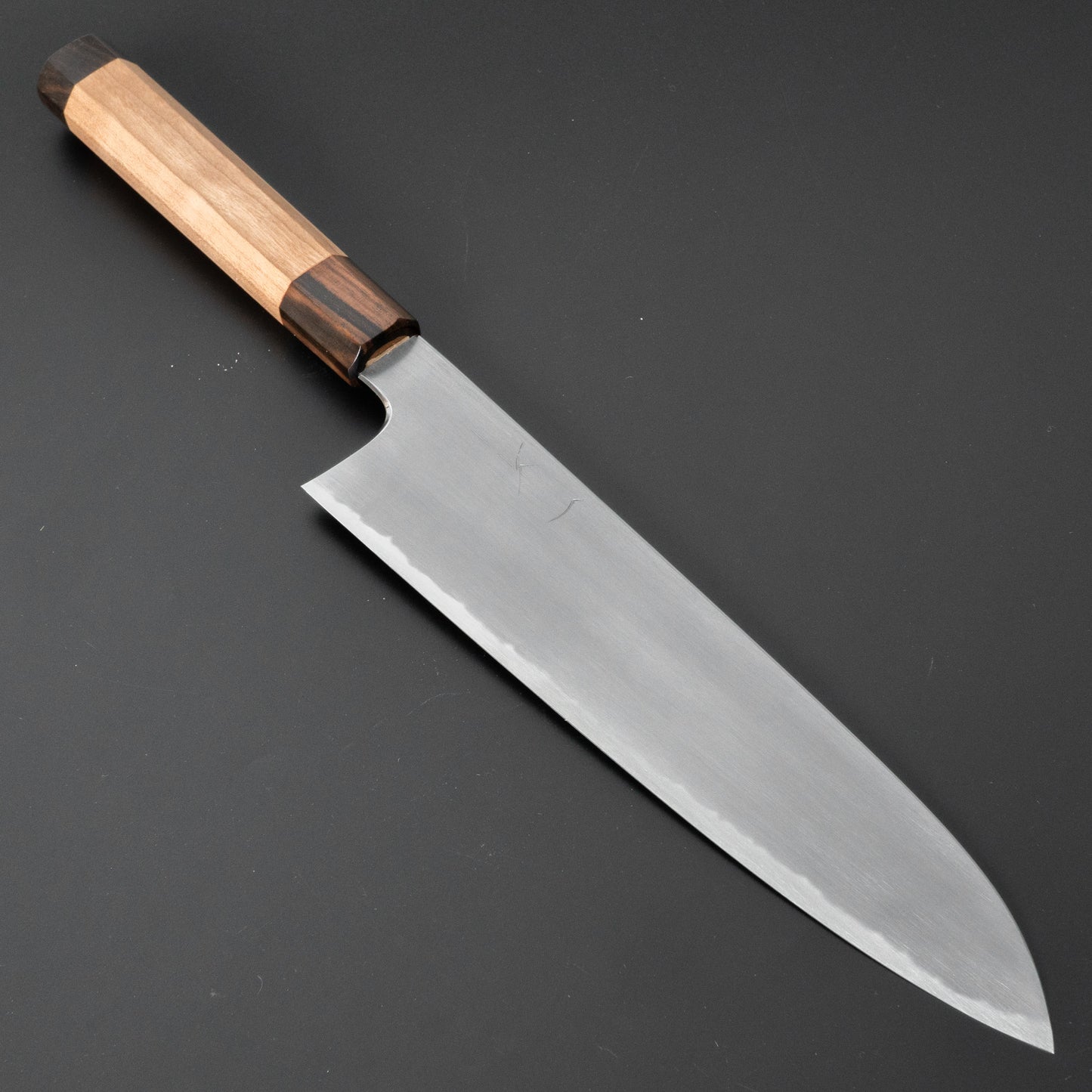 Hitohira Gorobei Rikichi Blue #2 Kasumi Gyuto 240mm Cherry Wood Handle - HITOHIRA